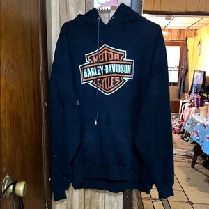 Men’s Harley-Davidson Black and Orange hoodie